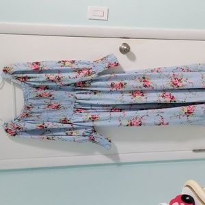 Beautiful floral maxi dress